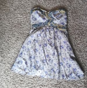 Urban outfitters strapless dress